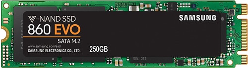 Samsung 250 GB 860 EVO MZ-N6E250BW M.2 SATA 3.0 SSD