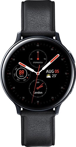 Samsung Galaxy Watch Active 2 44mm Paslanmaz Çelik Siyah SM-R820NSKATUR Akıllı Saat