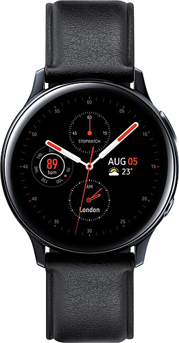 Samsung Galaxy Watch Active2 40 mm Paslanmaz Çelik Siyah SM-R830NSKATUR Akıllı Saat