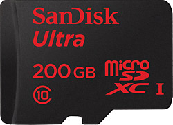 SanDisk 200 GB MicroSD Android SDSDQUAN-200G-G4A Hafıza Kartı