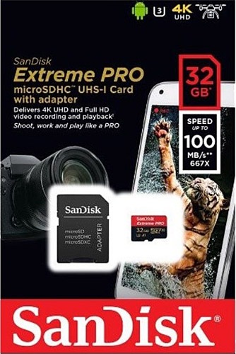 Sandisk 32 Gb Extreme Pro Sdsdqxcg 32g G46a Micro Sd Kart Fiyatlari Ozellikleri Ve Yorumlari En Ucuzu Akakce