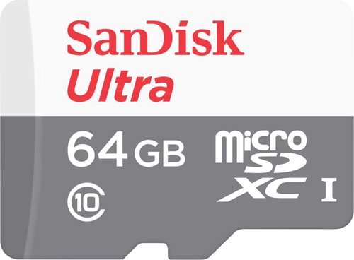 SanDisk Ultra SDSQUNS-064G-GN3MN Class 10 UHS-I 64 GB Micro SD Kart