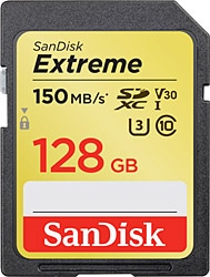 SanDisk Extreme DSDXV5-128G-GNCIN Class 10 UHS-I U3 V30 128 GB Hafıza Kartı