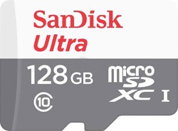 SanDisk Ultra 128 GB UHS-I Class 10 SDSQUNR-128G-GN6MN Micro SD Kart