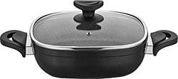 Schafer Gastronomie Siyah 26 cm Granit Pilav Tenceresi