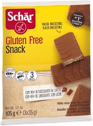 Schar Snack Glutensiz 35 gr 3'lü Çikolata Kaplı Fındıklı Gofret