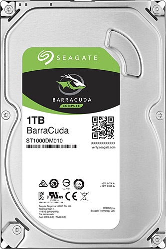 Seagate 3.5" 1 TB Barracuda ST1000DM010 SATA 3.0 7200 RPM Hard Disk