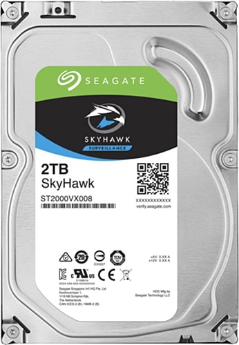 Seagate 3.5" 2 TB Skyhawk ST2000VX008 SATA 3.0 5900 RPM Hard Disk
