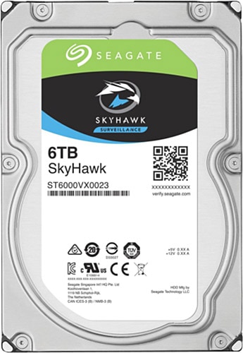 Seagate 3.5" 6 TB Skyhawk ST6000VX0023 SATA 3.0 7200 RPM Hard Disk