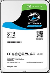Seagate 3.5" 8 TB Skyhawk ST8000VX0022 SATA 3.0 7200 RPM Hard Disk