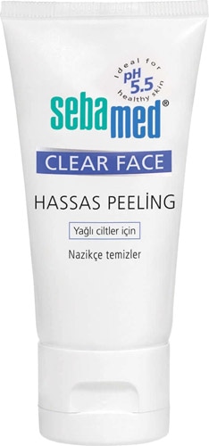Sebamed Clear Face Hassas Ciltler için Yüz Temizleyici Peeling 150 ml