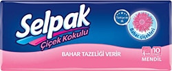 Selpak Çiçek Kokulu Kağıt Mendil 10'lu