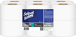 Selpak Professional Premium İçten Çekmeli 220 mt 12'li Tuvalet Kağıdı