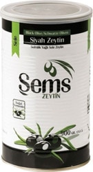 Şems 261-290 Kalibre Yağlı Sele Siyah Zeytin 900 gr