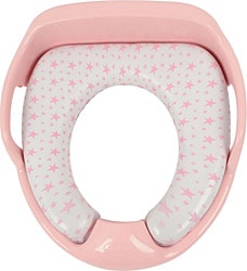 Sevi Bebe ART-67 Lüks Pembe Yıldız Bebek Klozet Adaptörü