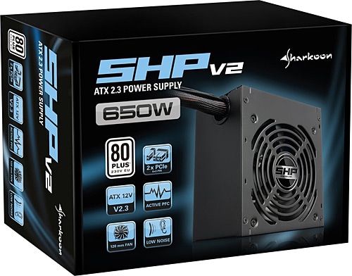 Sharkoon SHP650 V2 650 W Power Supply