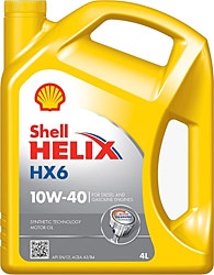 Shell Helix HX6 10W-40 4 lt Motor Yağı