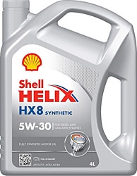Shell Helix HX8 Synthetic 5W-30 4+1 lt Motor Yağı