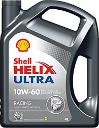 Shell Helix Ultra Racing 10W-60 4 lt Motor Yağı
