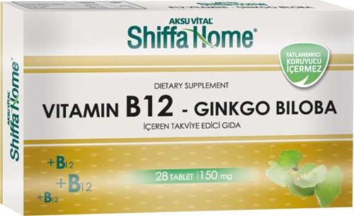 Shiffa Home B12 Ginkgo Biloba 28 Tablet
