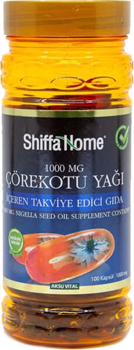 Shiffa Home Çörekotu Yağı 1000 mg 100 Softjel