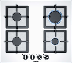Siemens EP6A2PB20O Doğalgazlı Beyaz Cam Ankastre Ocak