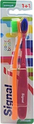 Signal Color Brush 1+1 Yumuşak Diş Fırçası