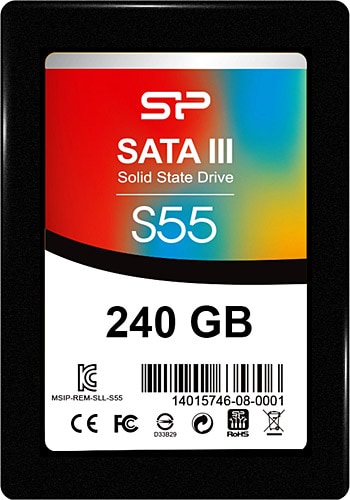 Silicon Power Slim S55 240 GB SP240GBSS3S55S25 2.5" SATA 3.0 SSD SSD