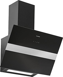 Silverline 3472 Bold 60 cm Siyah Cam Davlumbaz