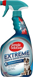 Simple Solution Extreme 3 Kat Etkili 945 ml Köpekler için Leke ve Koku Giderici Sprey