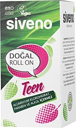 Siveno %100 Doğal Teen Pink 50 ml Kadın Roll-On Deodorant