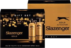 Slazenger Active Sport Gold EDT 125 ml + Deo Sprey 150 ml Erkek Parfüm Seti
