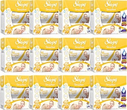 Sleepy Sensitive 50 Yaprak 3'lü Paket 12 Adet Islak Mendil