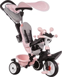 Smoby Baby Driver Comfort 3'ü 1 Arada Bisiklet Seti Pembe