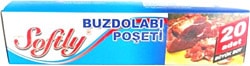 Softly Büyük Boy Buzdolabı Poşeti 20'li