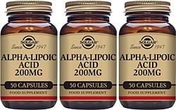 Solgar Alpha Lipoic Acid 200 mg 50 Kapsül 3'lü
