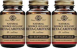 Solgar Beta Carotene 7 mg 60 Kapsül 3'lü