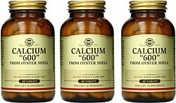 Solgar Calcium Oyster Shell 600 mg 60 Tablet 3'lü