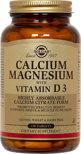 Solgar Calcium Magnesium With Vitamin D3 150 Tablet