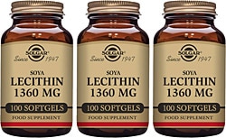 Solgar Lecithin 1360 mg 100 Tablet 3'lü