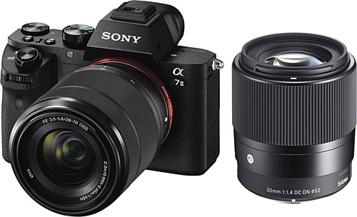 Sony A7 II + 24-70 mm + 28-70 mm Lens Aynasız Fotoğraf Makinesi