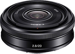 Sony E 20mm f/2.8 SEL-20F28 Lens