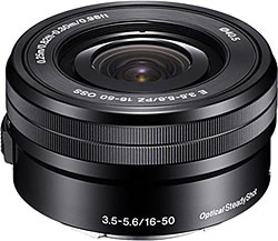 Sony E PZ 16-50mm f/3.5–5.6 OSS SEL-P1650 Lens