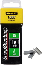 Stanley ST1TRA704T 6 mm 1000 Adet Döşeme Zımba Teli