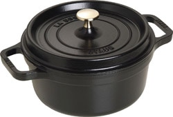 Staub La Cocotte Yuvarlak Siyah 26 cm Döküm Tencere