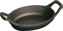 Staub Siyah Oval 15 cm Döküm Sahan