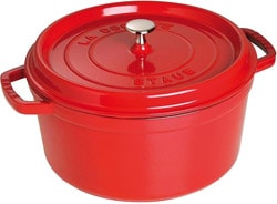 Staub La Cocotte Yuvarlak Kiraz 28 cm Döküm Tencere
