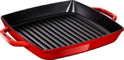 Staub Döküm 28 cm Çift Kulp Izgara Tava