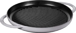 Staub Döküm 30 cm Çift Kulp Yuvarlak Izgara Tava