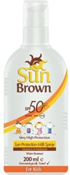 Sun Brown Kids Spf 50+ 200 ml Çocuklar İçin Güneş Sütü Spreyi
